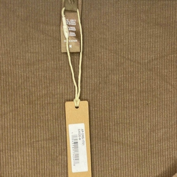 NWT SKIMS Long Sleeve Soft Lounge Slip Dress - Camel - Picture 3 of 3